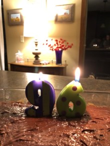 96 bday cake